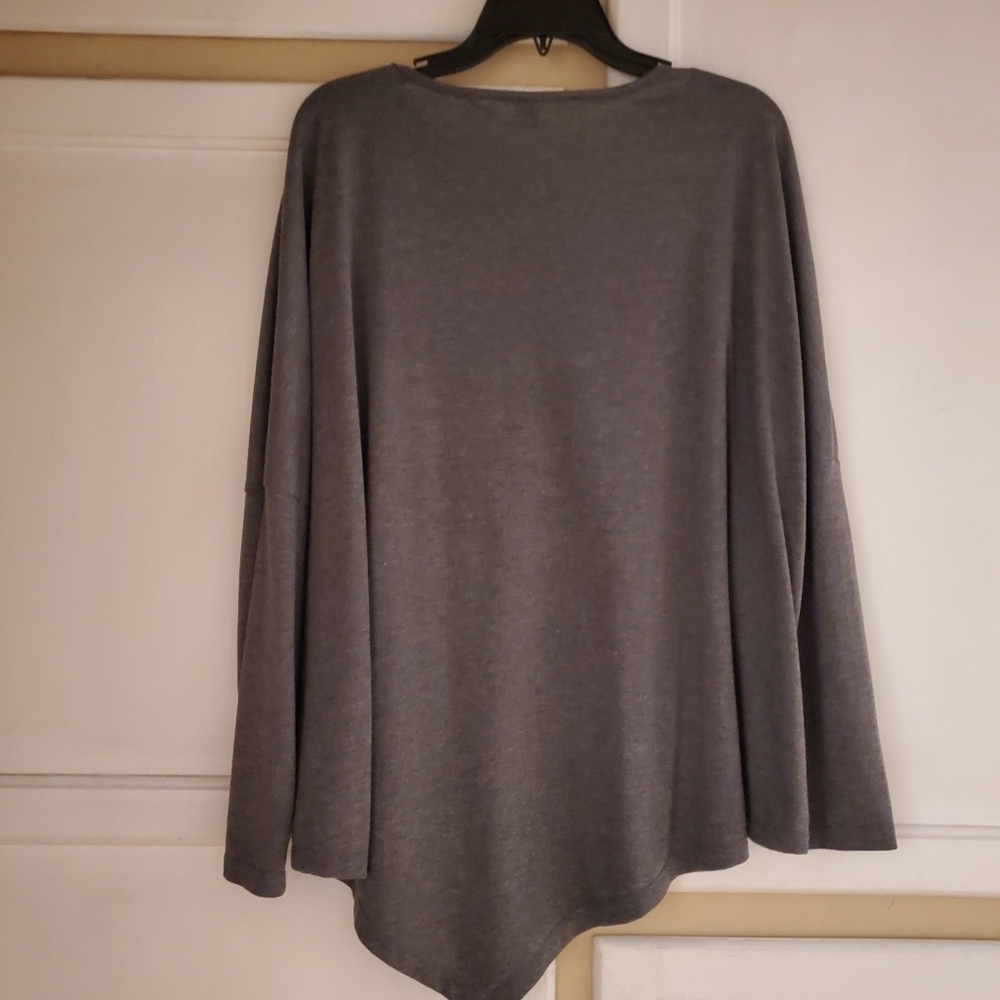 SHEIN Drop Shoulder Bandana Hem T-shirt - Picture 7 of 10
